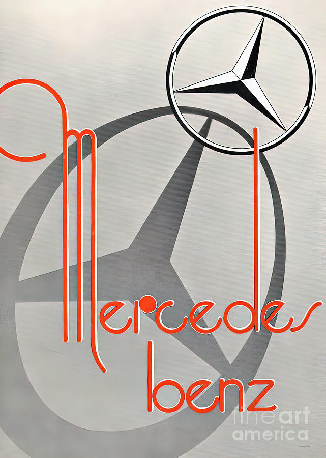 1938 Mercedes Benz Poster Mixed Media by Retrographs