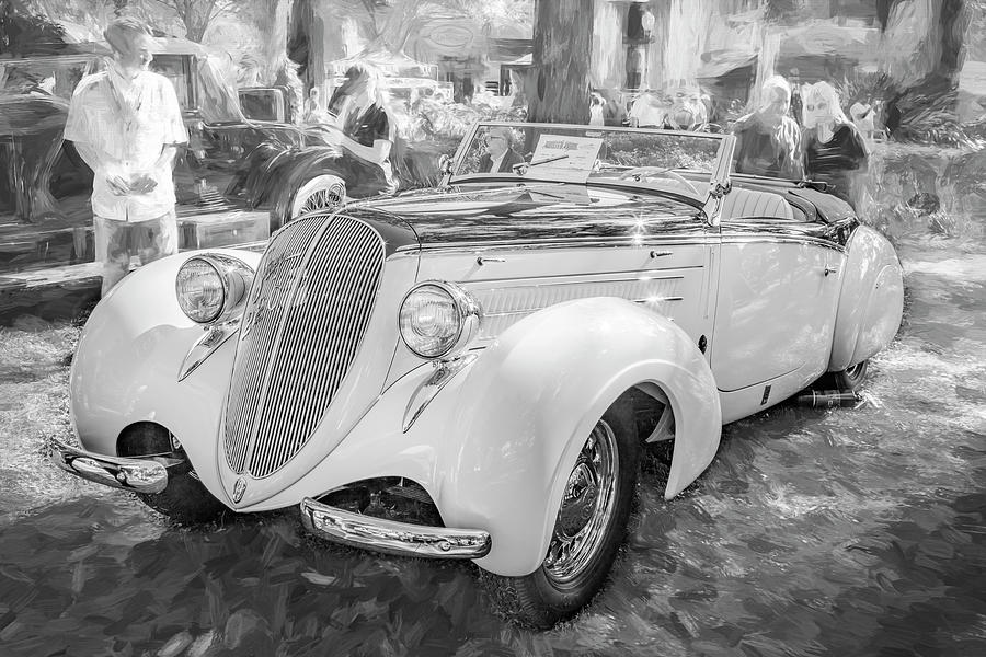1938 Steyr 220 Glaser Cabriolet X102 Photograph by Rich Franco
