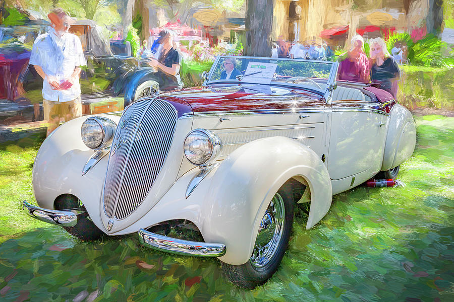 1938 Steyr 220 Glaser Cabriolet X103 Photograph by Rich Franco