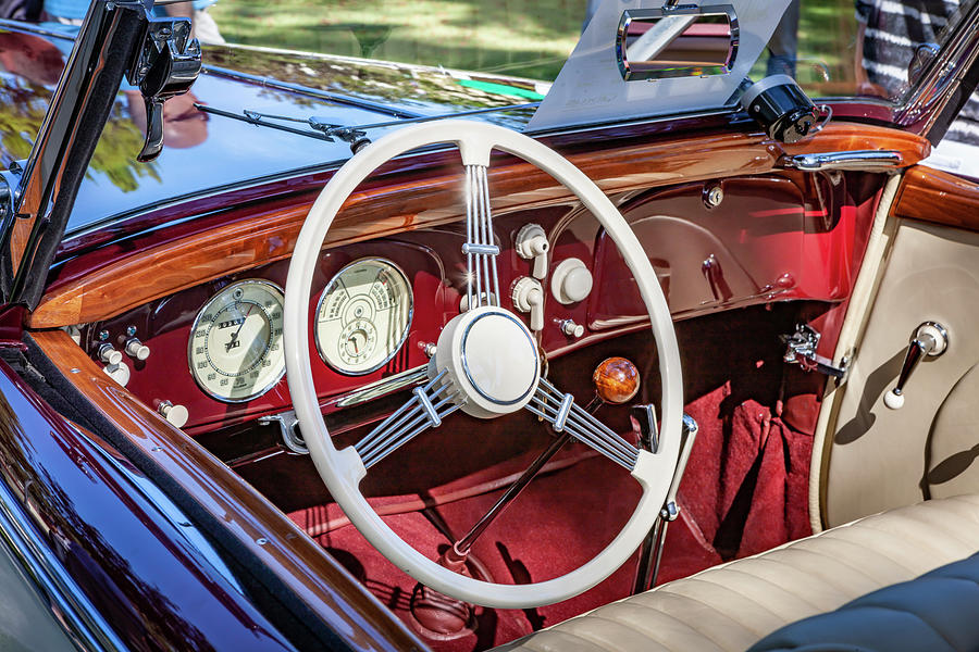1938 Steyr 220 Glaser Cabriolet X111 Photograph by Rich Franco