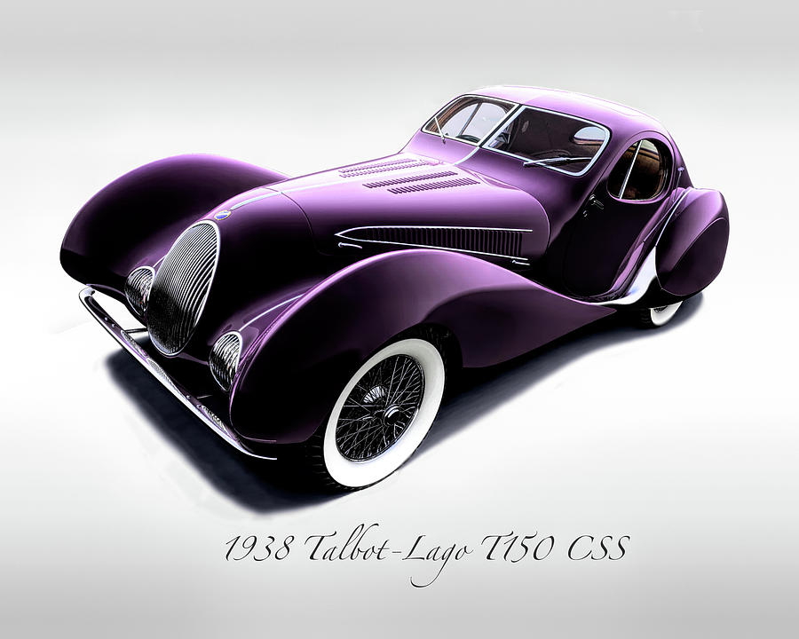 1938 Talbot Lago T150 CSS Photograph by David Luhr | Fine Art America