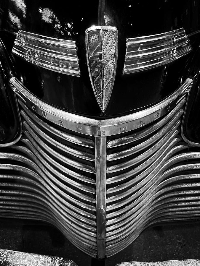 1939 Chevy Grill Photograph by George Taylor