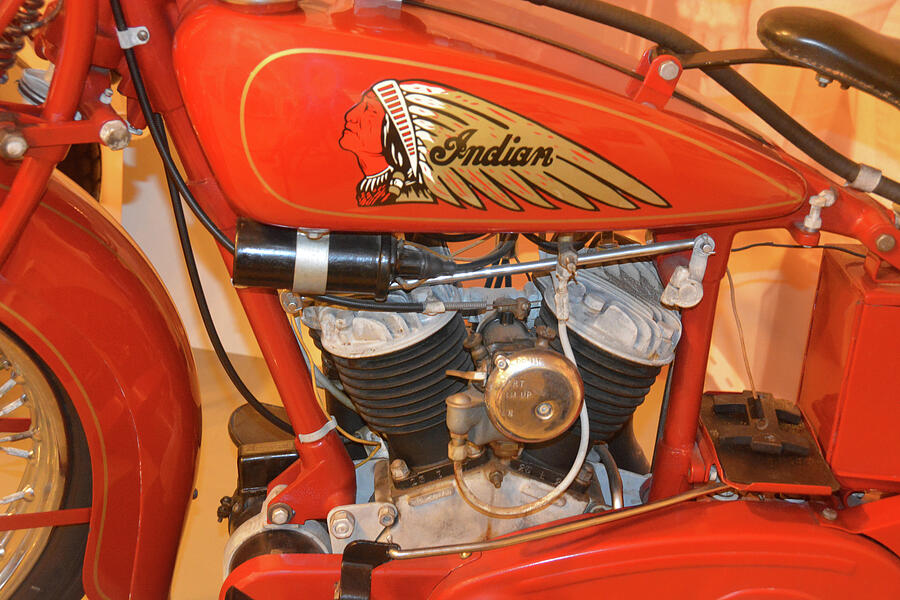 1939 Indian Scout Junior Photograph by Mike Martin