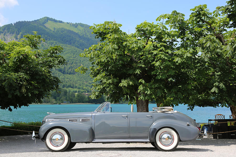 1940 Cadillac in Austria Photograph by Steve Natale