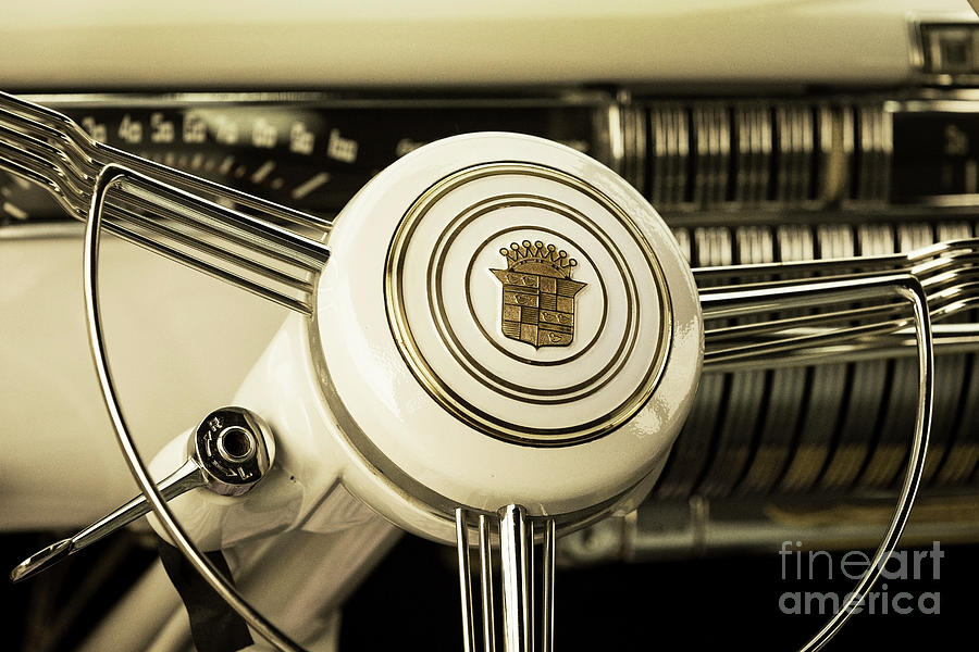 1940 Cadillac Steering Photograph by Dennis Hedberg