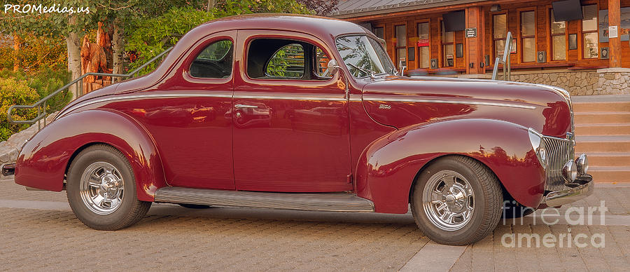 1940 Ford model 48 coupe Photograph by PROMedias US