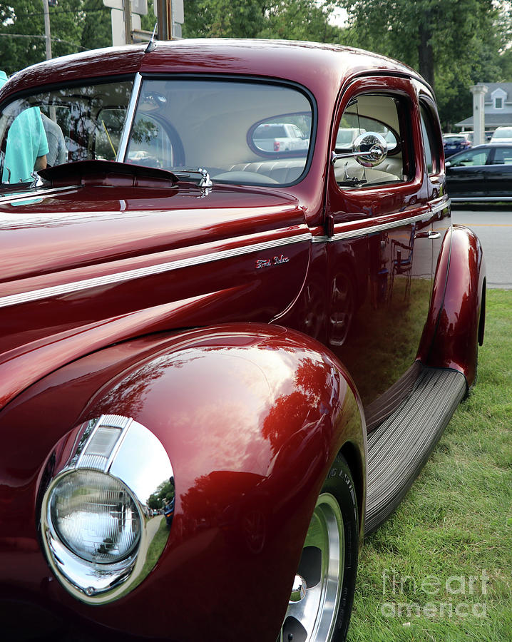 1940 Ford V8 Deluxe 2 Door Coupe 8819 Photograph by Jack Schultz