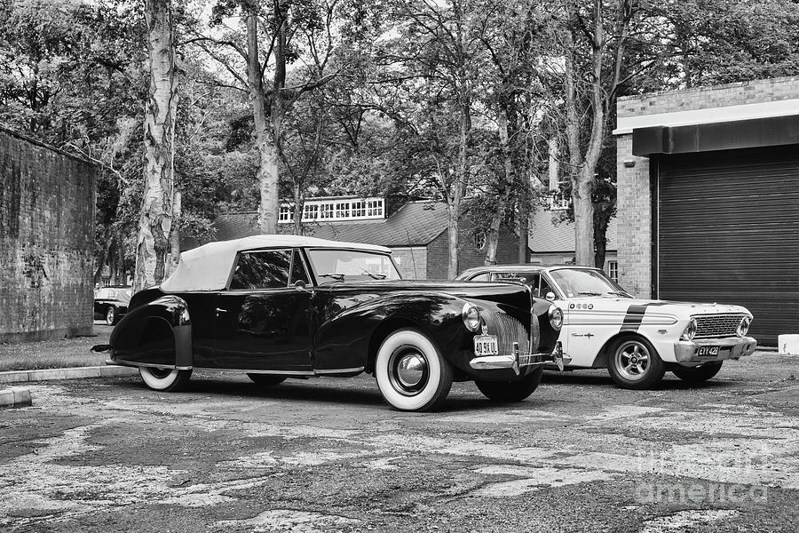 Vintage Photograph - 1940 Lincoln Zephyr Continental Cabriolet by Tim Gainey