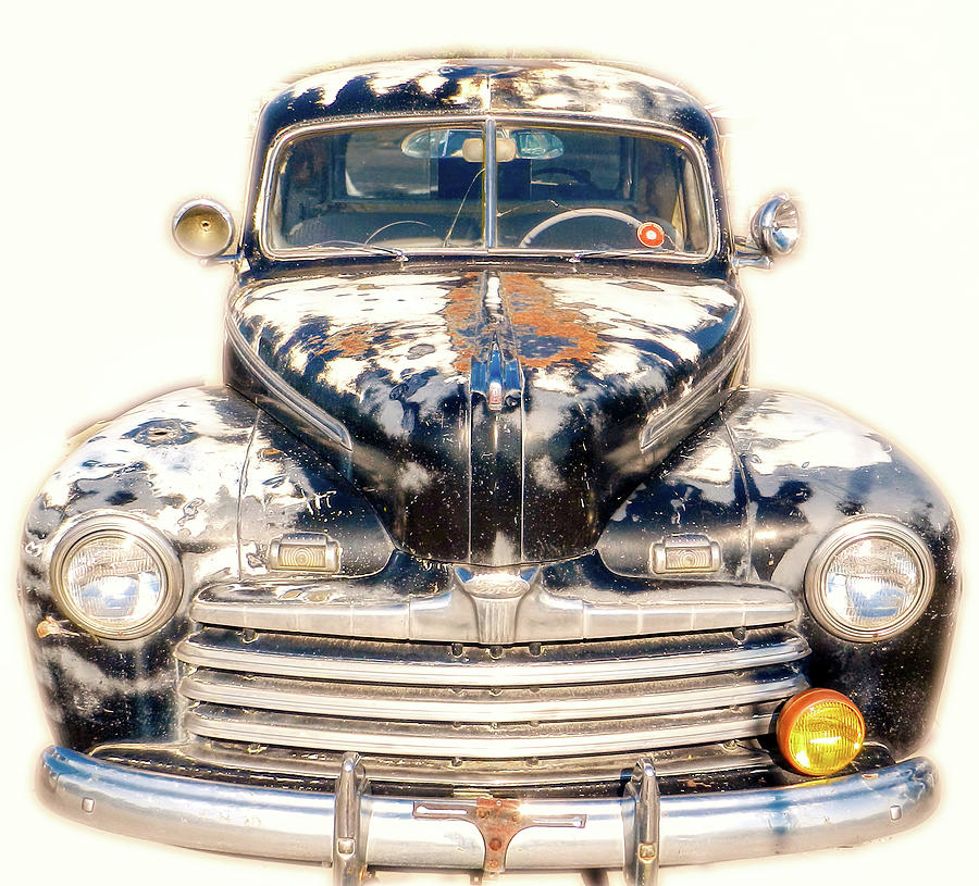 1940s Ford Black Front End Photograph by Cathy Anderson