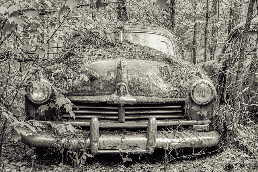 1940s Hudson Commodore at Old Car City - White, Georgia Photograph by Peter Ciro
