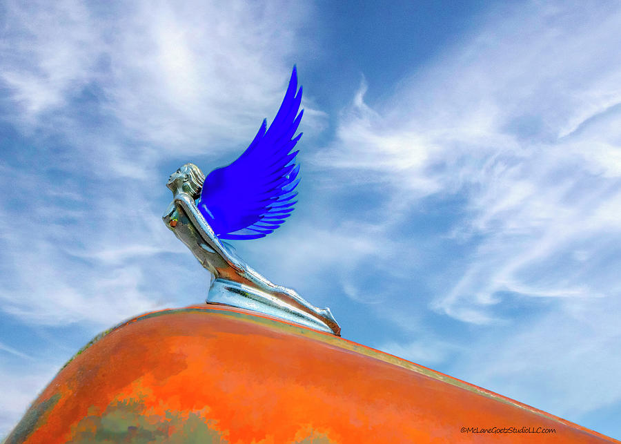 1941 Cadillac Flying Goddess Hood Ornament Photograph by LeeAnn ...