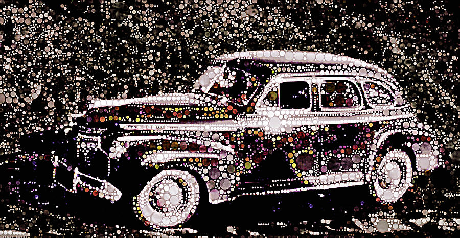 1941 Chevrolet AG Master Deluxe Mixed Media by Susan Maxwell Schmidt