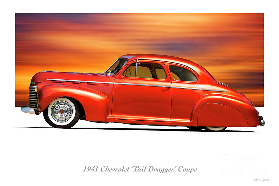 1941 Chevrolet Tail Dragger Coupe Photograph by Dave Koontz