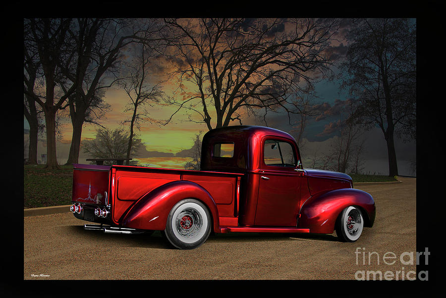 1941 Ford Candy Custom Pickup Photograph by Dave Koontz