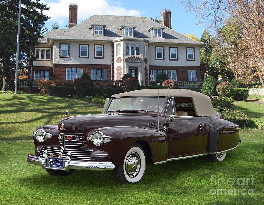 1942 Lincoln Continental Cabriolet Photograph by Ron Long