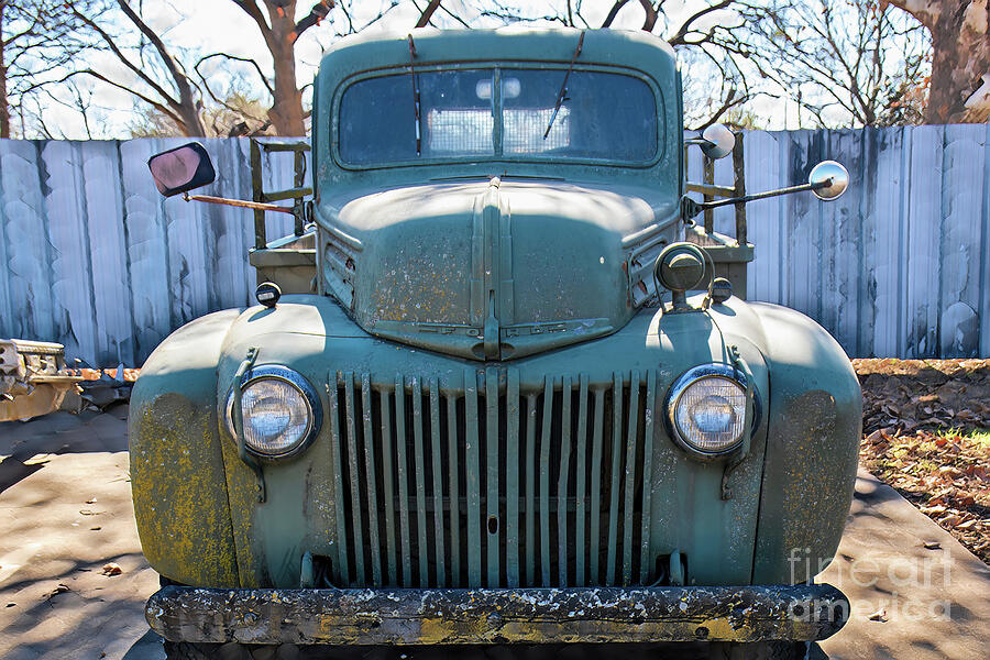 1946 Ford Truck - Post 50  Photograph by Diana Mary Sharpton