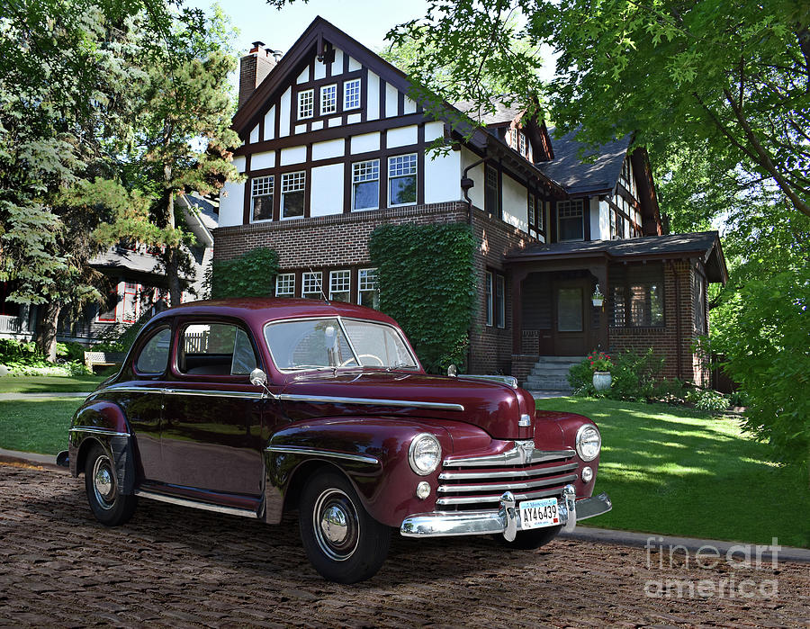 1947 Ford Coupe in St. Paul Photograph by Ron Long