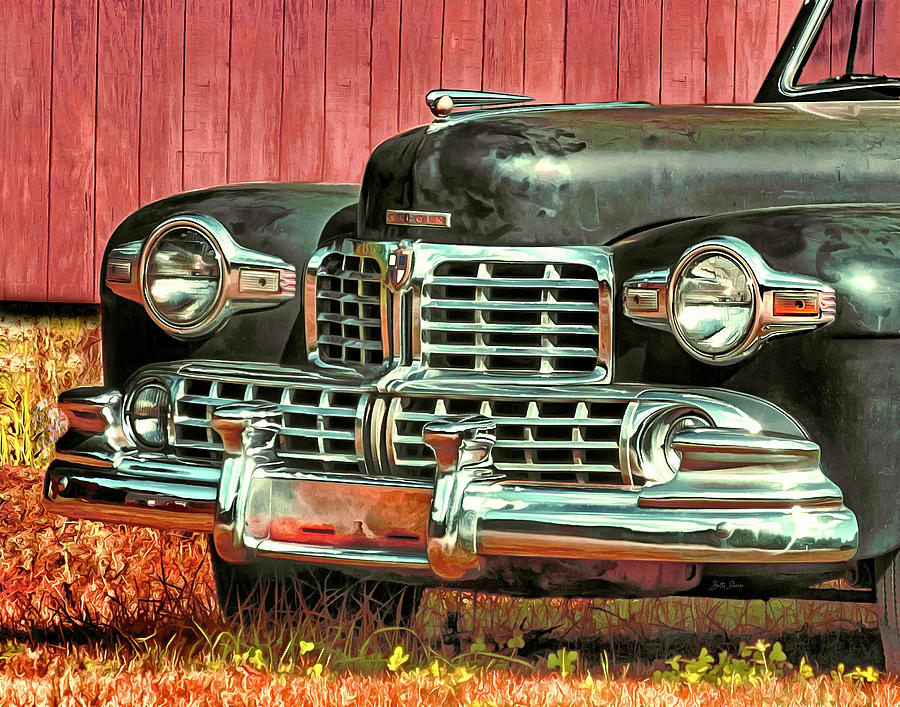 Car Photograph - 1947 Lincoln Continental by Betty Denise