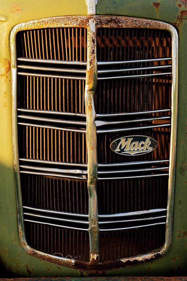 1947 Mack Truck Grill Photograph by Art Whitton