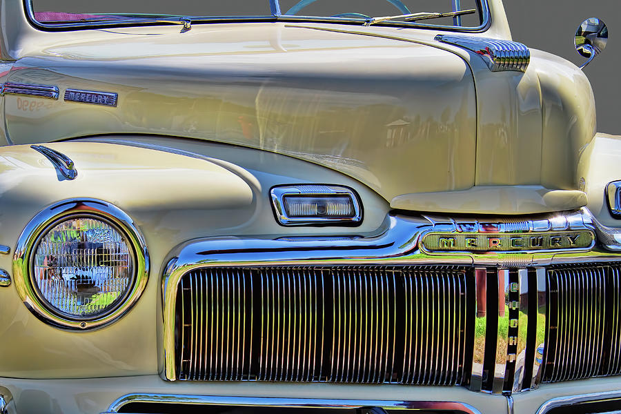 1947 Mercury Convertible Grille Photograph by Nick Gray