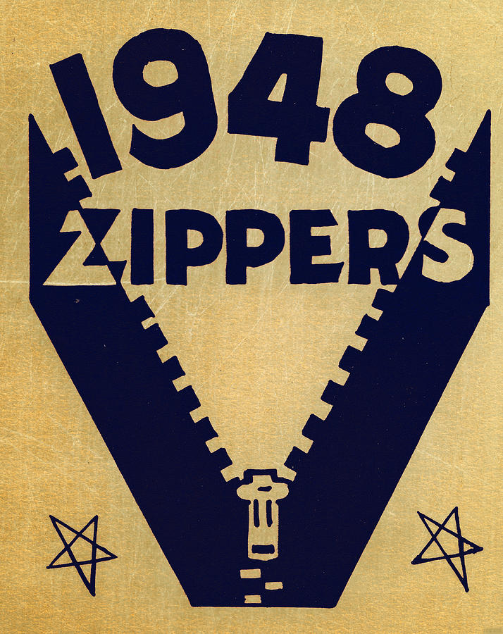 1948 Akron Zippers Mixed Media by Row One Brand