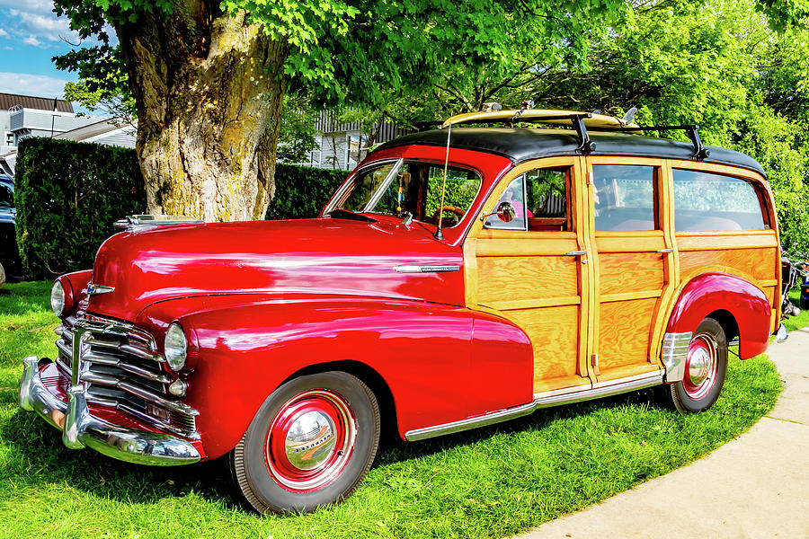1948 Fleetmaster Woody Photograph by Bill Gallagher
