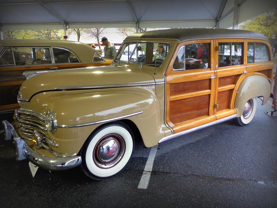 1948 Plymouth Special Deluxe Station Wagon Photograph by Joseph Skompski