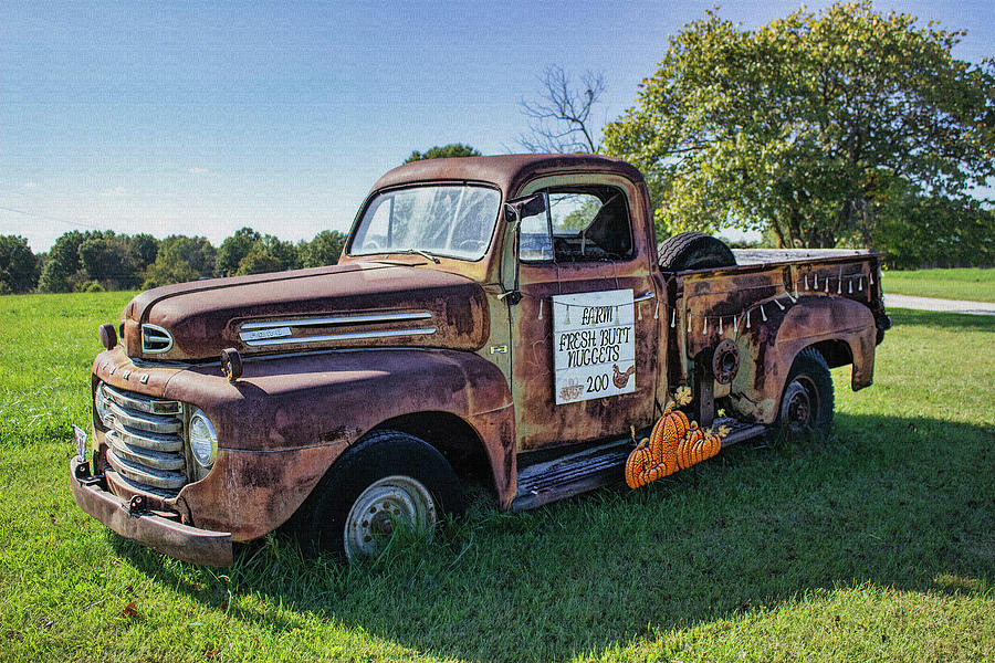 1948 Rusty Ford Pickup Photograph By Deborah Grems | Fine Art America