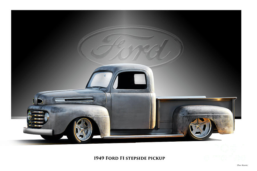 1949 Ford F1 Pickup Photograph by Dave Koontz