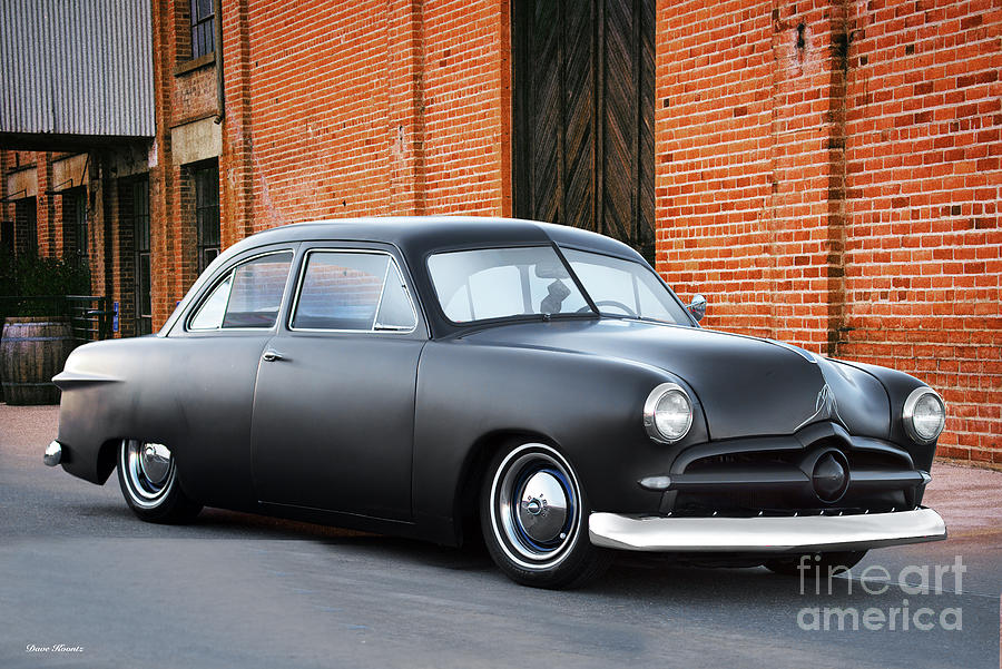 1949 Ford Satin Shoebox Custom Coupe Photograph by Dave Koontz