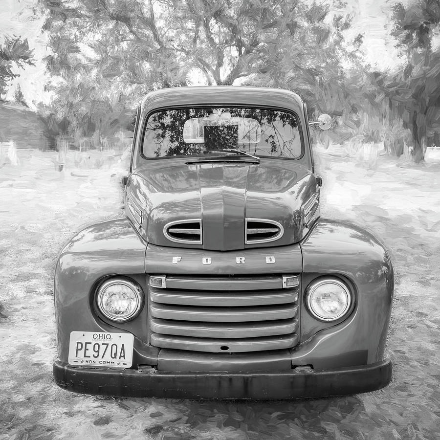  1949 Green Ford Pick Up Truck F1 X109 #1949 Photograph by Rich Franco