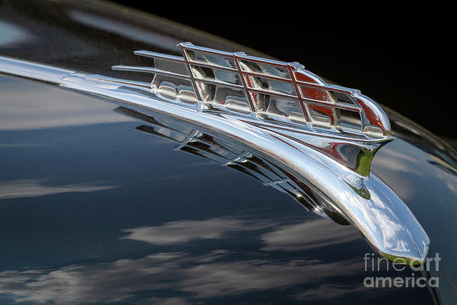 1949 Plymouth Hood Ornament Photograph by Dennis Hedberg