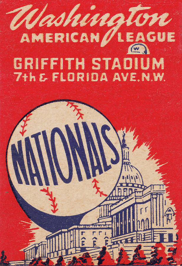 1949 Washington Nationals Art Mixed Media by Row One Brand