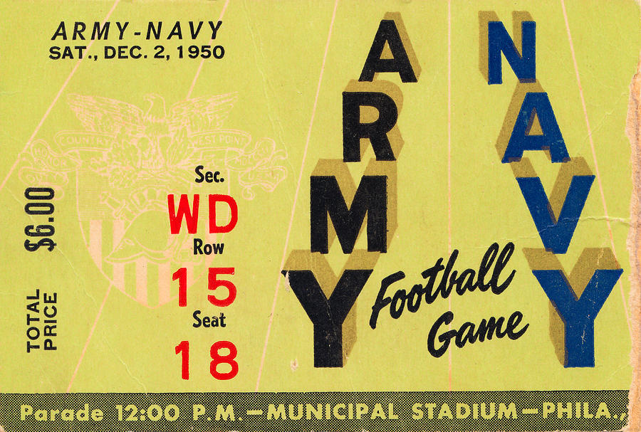 1950 Army Navy Game Mixed Media by Row One Brand