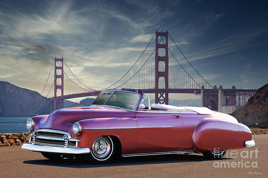 1950 Chevrolet Bel Air Gypsy Rose Convertible Photograph by Dave Koontz