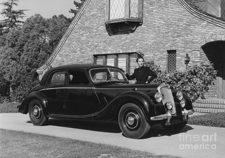 1950 Riley RMB Factory Photo Photograph by Retrographs