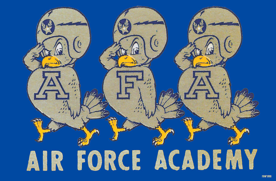 1950s Air Force Academy Art Mixed Media by Row One Brand