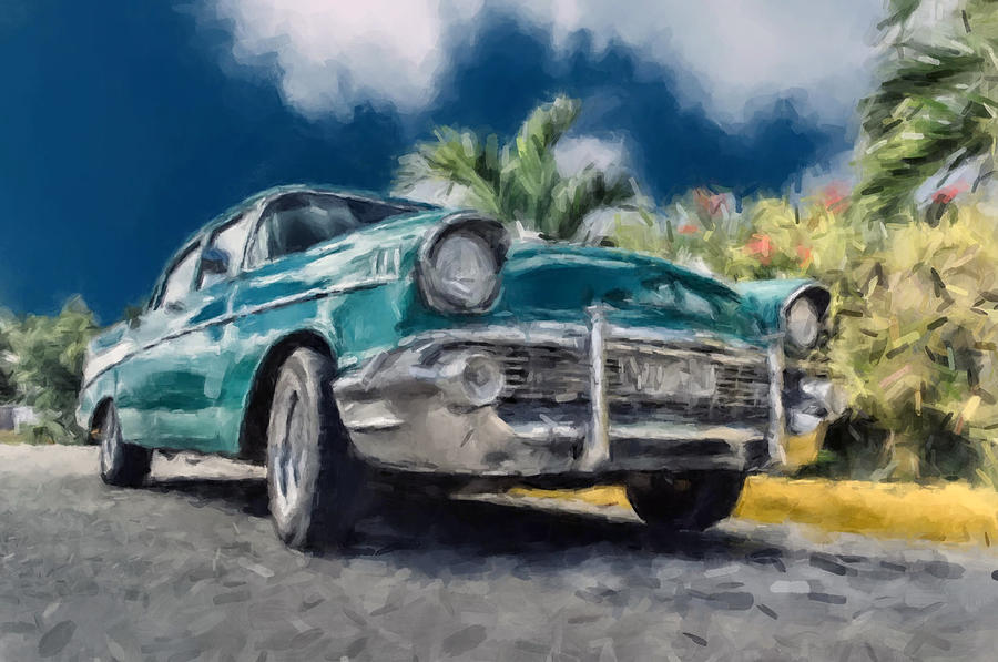 1950s Chevrolet Painting by Gary Arnold
