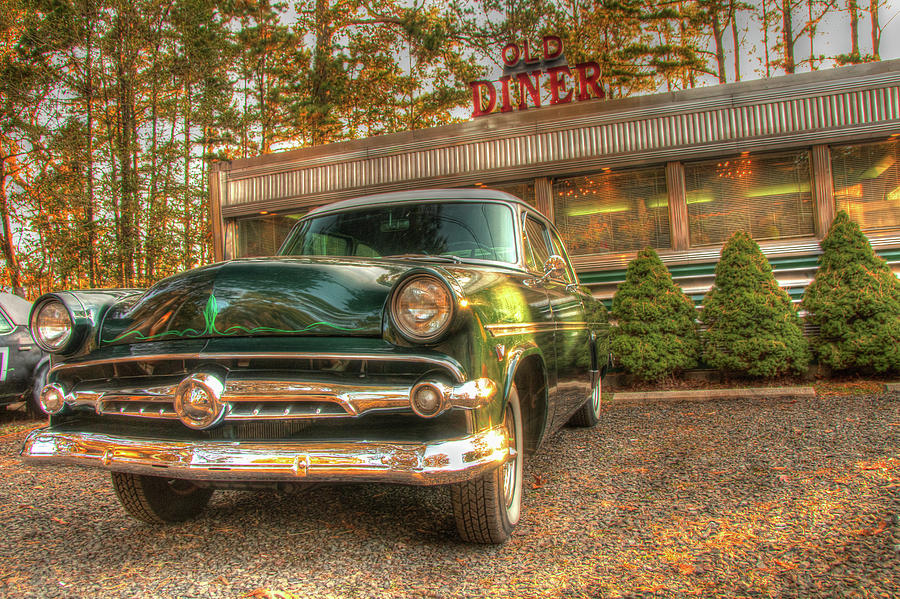 1950s Ford at the Diner Photograph by Kristia Adams