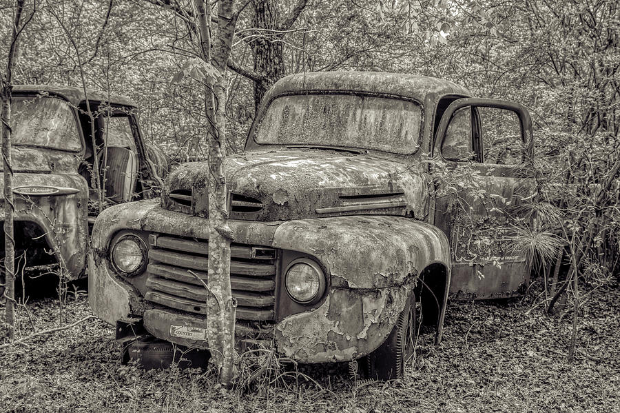 1950s Mercury M47 Pickup Truck at Old Car City - White, Georgia Photograph by Peter Ciro