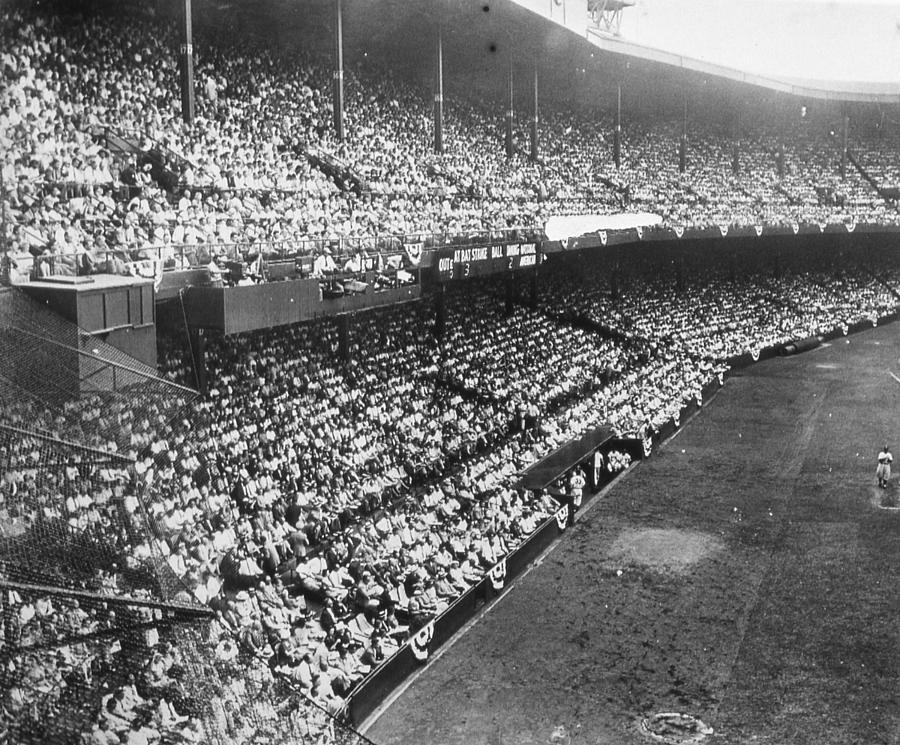 1951 All Star Game Briggs Stadium Detroit Photograph by Transcendental Graphics