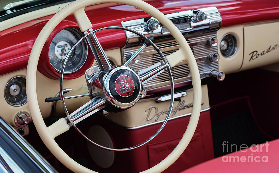 1951 Buick Roadmaster Interior Photograph by Tim Gainey