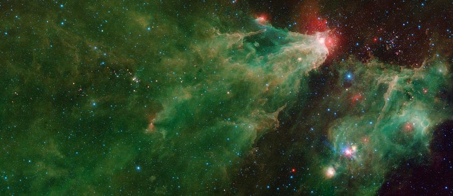 1951. Cepheus C And Cepheus B Region By Spitzer Photograph By Kiguni