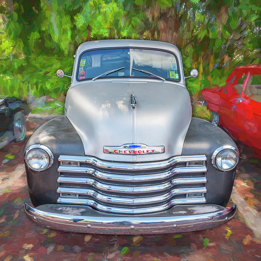 1951 Chevrolet 3100 Series Pick Up Truck X102 Photograph by Rich Franco