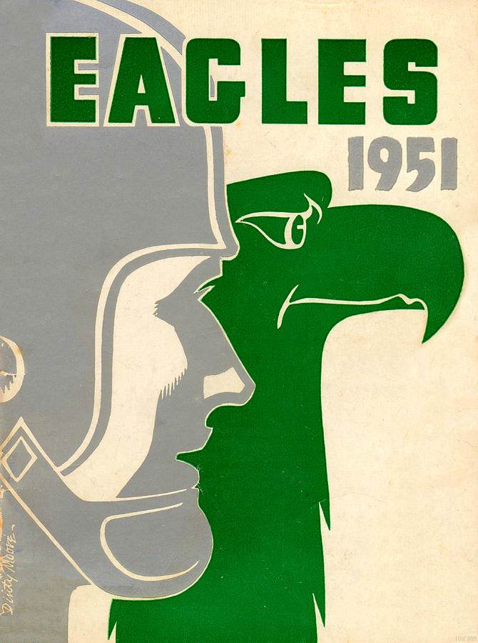 1951 Eagles Mixed Media by Row One Brand