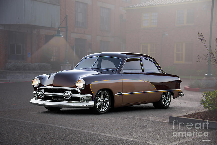 1951 Ford Custom Coupe Photograph by Dave Koontz