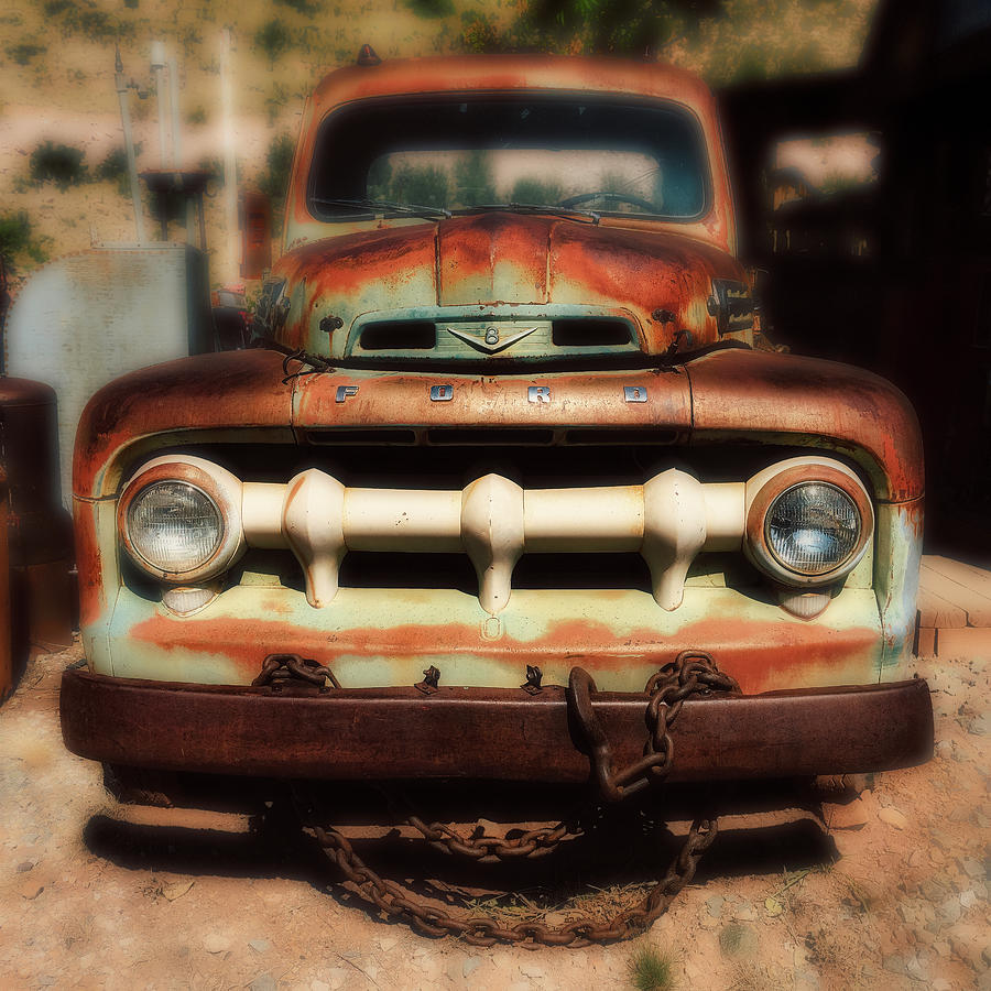 Truck Photograph - 1951 Ford Pickup by Thomas Hall