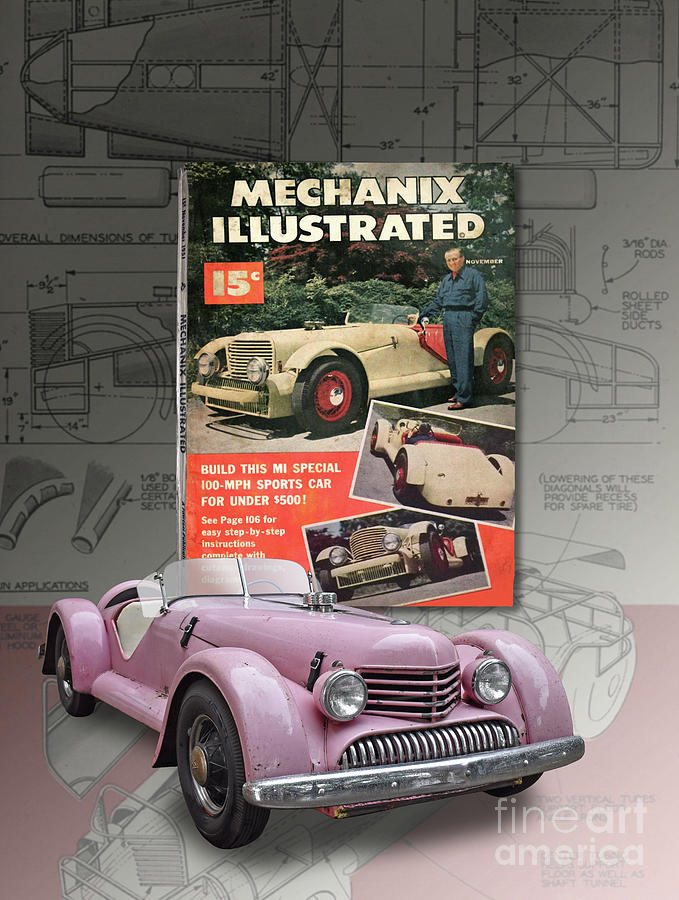 1951 Mechanix Illustrated Speedster Photograph by Ron Long