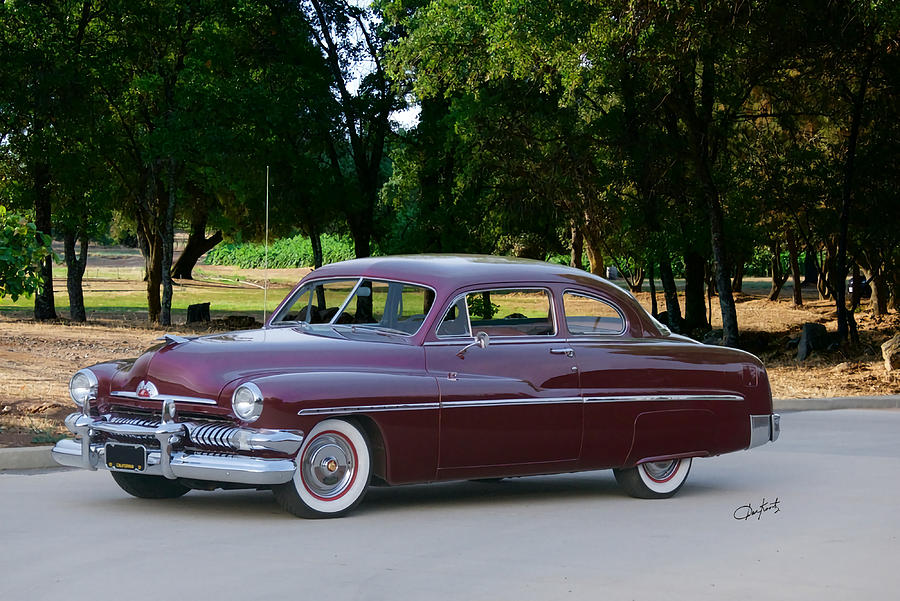 1951 Mercury Monterey Coupe Poster Painting by Jodie Florence | Fine ...