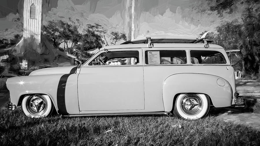 1951 Plymouth Suburban 2 door Station Wagon X009  Photograph by Rich Franco